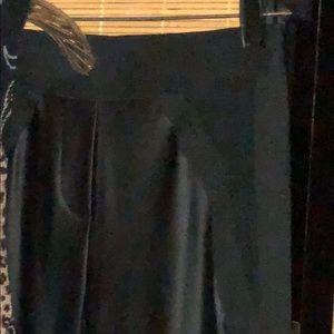 night out faux leather Inset pants